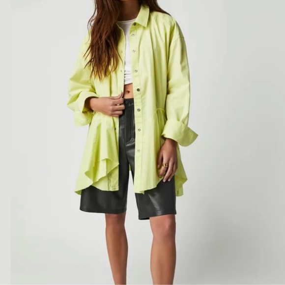 Free People Tops - 💗FREE PEOPLE We the Free Freya Poplin Tunic / Lightning Bolt